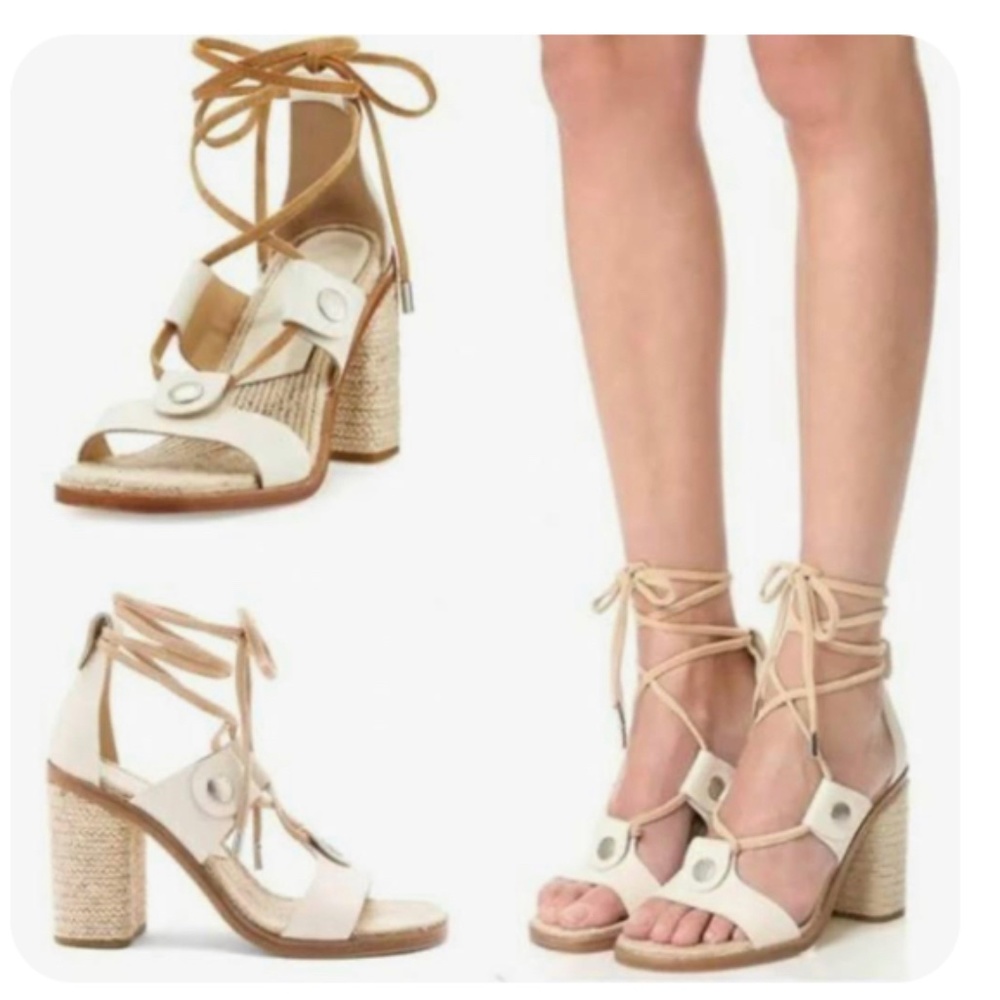 Rag & Bone Eden Sandals in Ivory